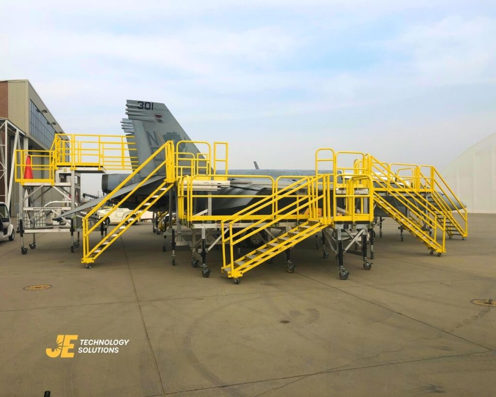 F-18 Aircraft Maintenance – Access & Fall Protection Solutions